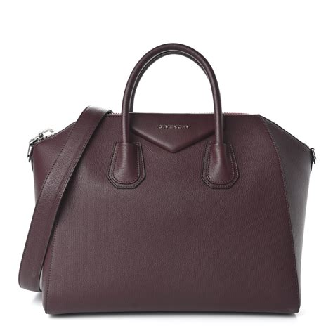 givenchy aubergine|Givenchy antigona medium.